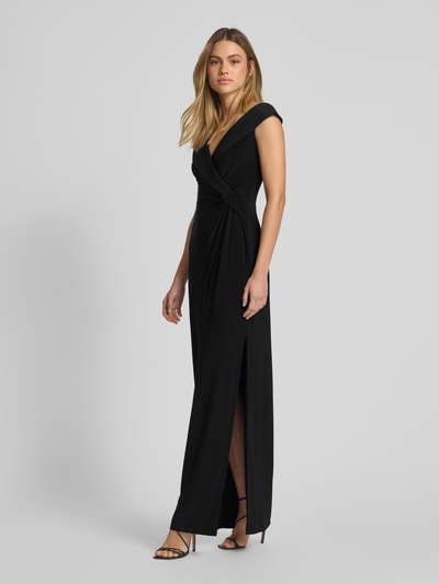 Lauren Ralph Lauren Abendkleid mit Beinschlitz Modell 'LEONIDAS' Black 1