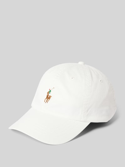 Polo Ralph Lauren Basecap mit Logo-Stitching Offwhite 1