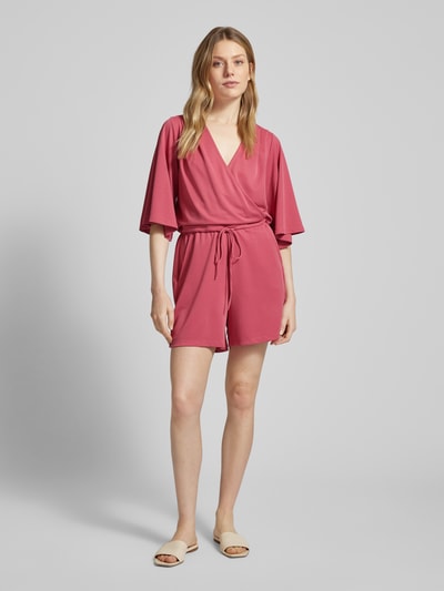 mbyM Jumpsuit in Wickel-Optik Modell 'Dura' Pink 1