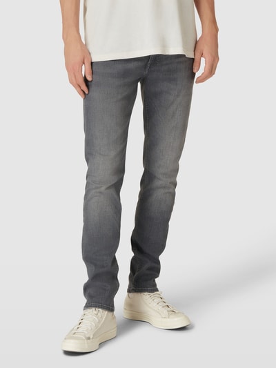 Only & Sons Slim Fit Jeans im 5-Pocket-Design Modell 'LOOM' Mittelgrau 4