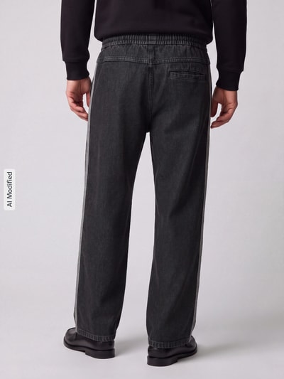 adidas Sportswear Regular Fit Jeans aus reiner Baumwolle  Black 5