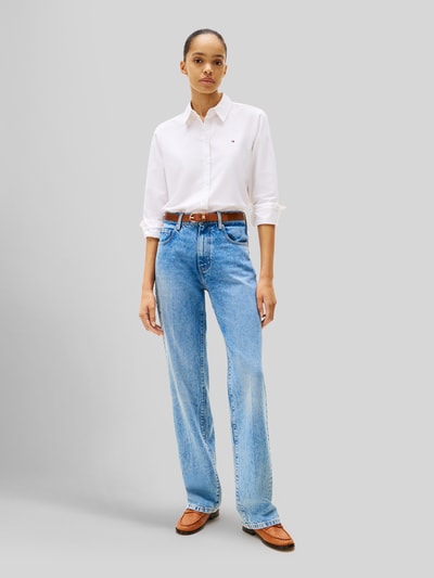 Tommy Hilfiger Regular Fit Freizeithemd aus reiner Baumwolle Weiss 1