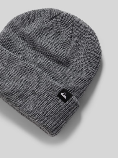 Quiksilver Beanie met labeldetail Middengrijs gemêleerd - 2