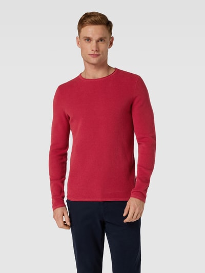 MCNEAL Gebreide pullover met structuurmotief Rood gemêleerd - 4