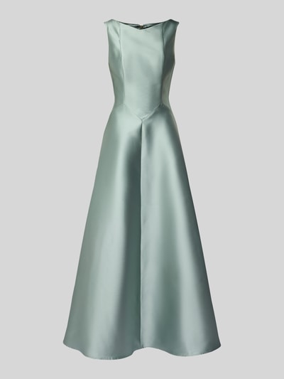 Swing Avondjurk met ritssluiting in mouwloos design Lindegroen - 2