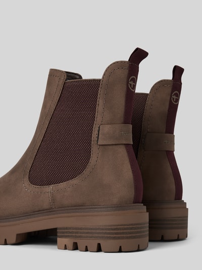 Tamaris Chelsea Boots mit Zugschlaufe Mittelbraun Mel 2