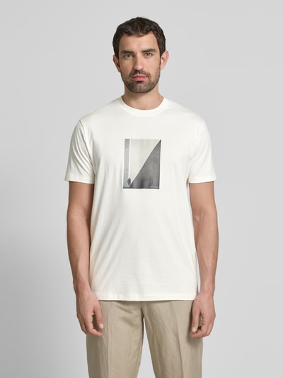 ARMANI EXCHANGE T-shirt met motiefprint Offwhite - 4