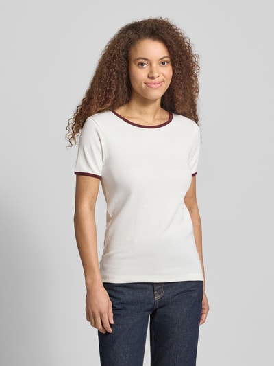 Marc O'Polo DENIM regular fit T-shirt van puur katoen Offwhite - 4