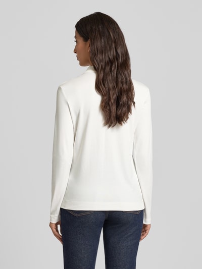 Christian Berg Woman Regular fit poloshirt met knoopsluiting Offwhite - 5