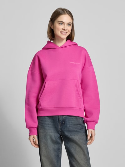 Review Oversized Hoodie mit Kapuze Fuchsia 4