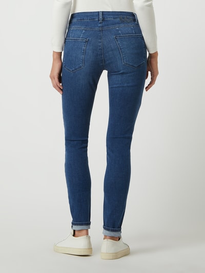 Brax Skinny Fit Jeans mit Stretch-Anteil Modell 'Ana' Jeansblau Melange 5