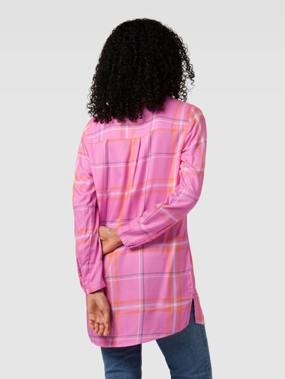 Montego Bluse mit Tunikakragen Pink 5