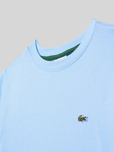 Lacoste Regular fit T-shirt van puur katoen, model 'CORE TEE' Bleu - 2