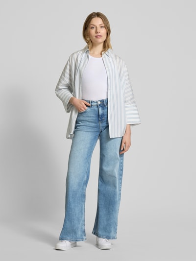 OPUS PANTS Wide leg jeans met steekzakken, model 'Melly cool' Lichtblauw - 1