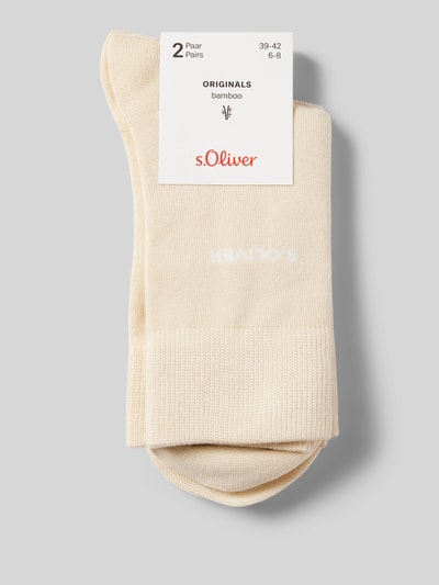 s.Oliver RED LABEL Socken aus Viskose-Mix im 2er-Pack Sand 3