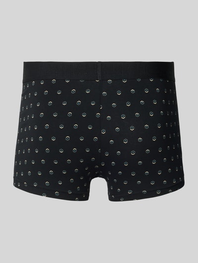 HOM Boxershort met elastische band in een set van 2 stuks Zwart - 3