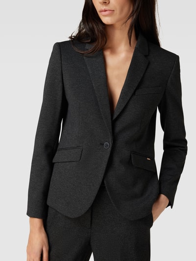 Cinque Blazer mit feinem Muster Modell 'BOOMI' Dunkelgrau Melange 3