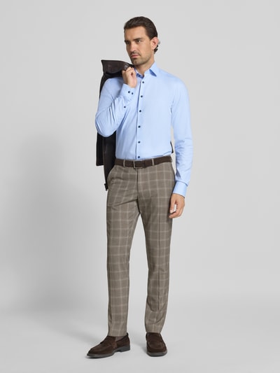 OLYMP Level Five Slim fit zakelijk overhemd met extra lange mouwen Bleu - 1