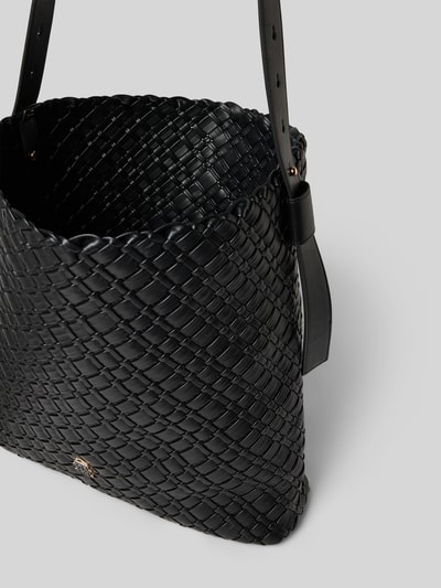 Tommy Hilfiger Shopper met grof geweven motief Zwart - 5