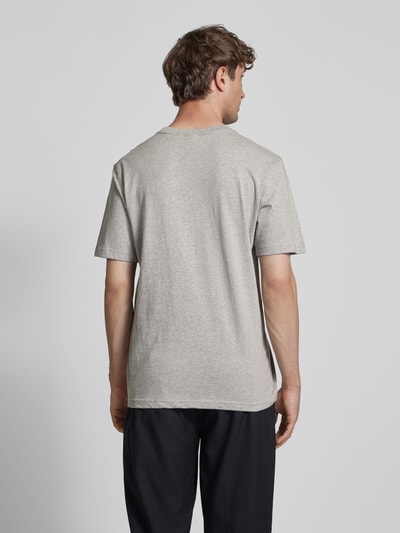 adidas Originals T-Shirt mit Label-Stitching und Rundhalsausschnitt Hellgrau Melange 5