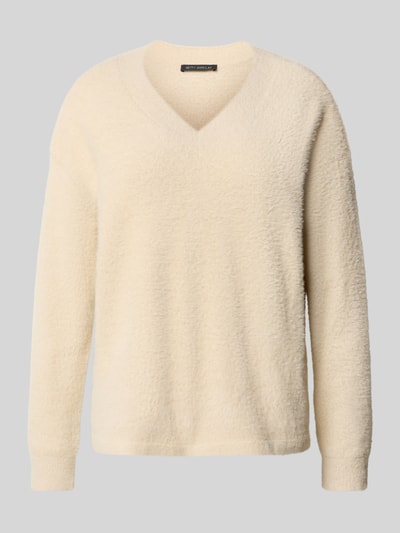 Betty Barclay Strickpullover mit V-Ausschnitt Beige 2