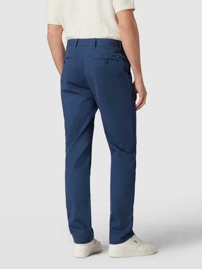 Tommy Hilfiger Pants Chinosy w jednolitym kolorze model ‘DENTON’ Niebieski 5