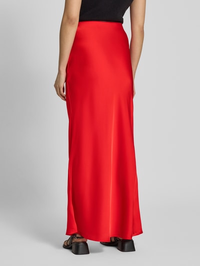 Vila High Waist Rock mit elastischem Bund Modell 'SAHRA' Rot 5