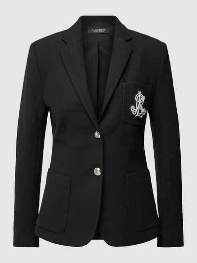 Lauren Ralph Lauren Blazer met labeldetail, model 'ANFISA' Zwart - 2