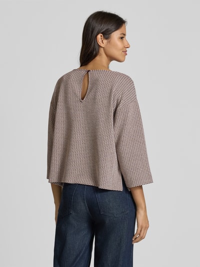 OPUS Sweatshirt met 3/4-mouwen, model 'TADITA' Bordeaux - 5