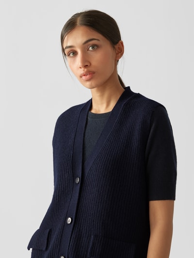 Lisa Yang Strickjacke aus Kaschmir Marine 6