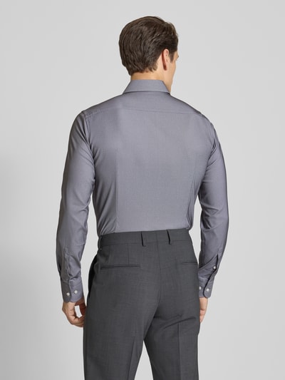 BOSS Slim Fit Businesshemd mit Kentkragen Modell 'HANK' Mittelgrau 5