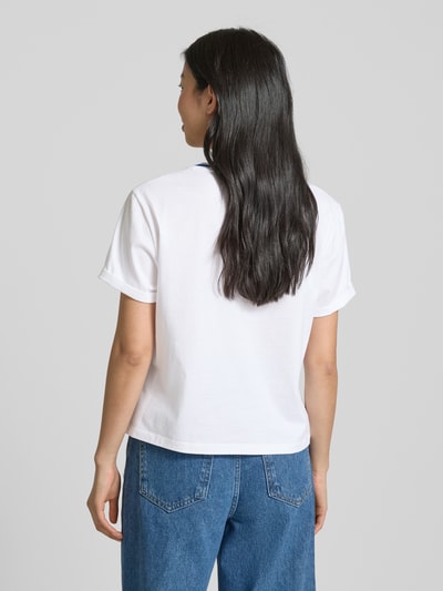 Marc Cain T-shirt met motiefprint Wit - 5