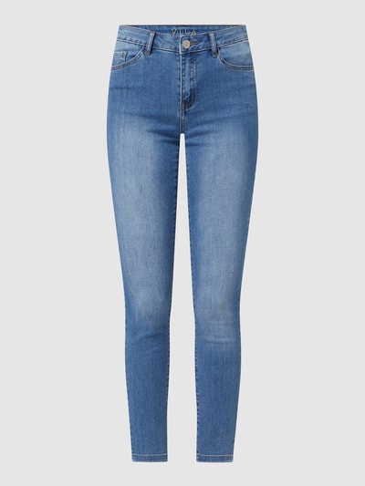 Vila Skinny Fit Jeans mit Stretch-Anteil Modell 'Skinnie' Jeansblau 2