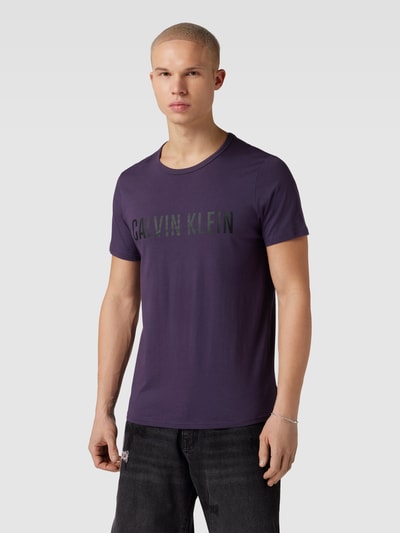 Calvin Klein Underwear T-Shirt mit Rundhalsausschnitt und Logo-Print Purple 4