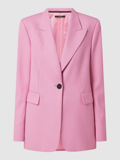 Windsor Blazer van een mix van scheerwol en elastaan Roze - 2