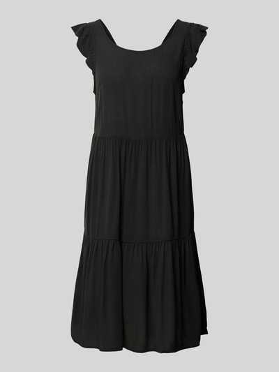 ICHI Sukienka mini z efektem stopniowania model ‘MARRAKECH’ Czarny 2