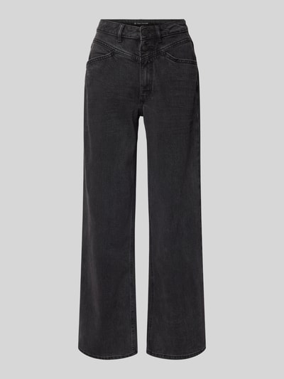 Tom Tailor Wide Leg Jeans aus weichem Lyocell-Mix Anthrazit 2