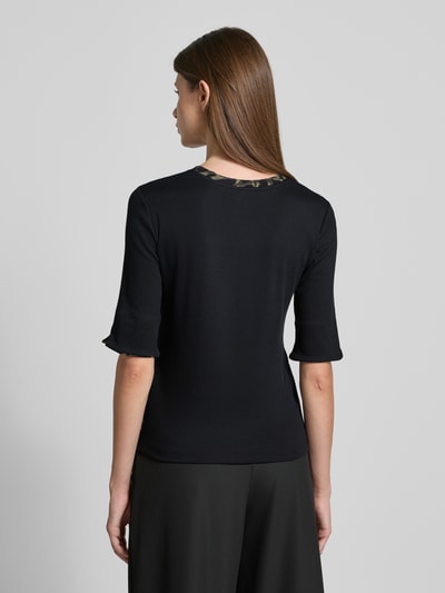 Marc Cain T-Shirt mit Ärmelumschlägen Black 5