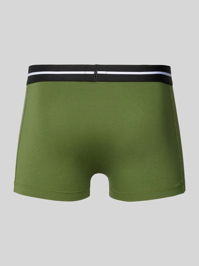 BOSS Boxershort met elastische band met logo in een set van 3 stuks Olijfgroen - 3