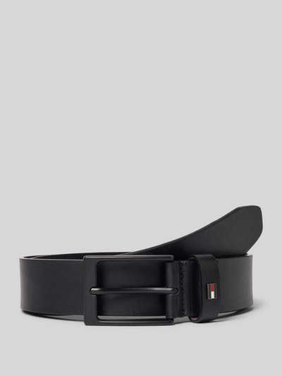 Tommy Hilfiger Leren riem met logo-applicatie Zwart - 1