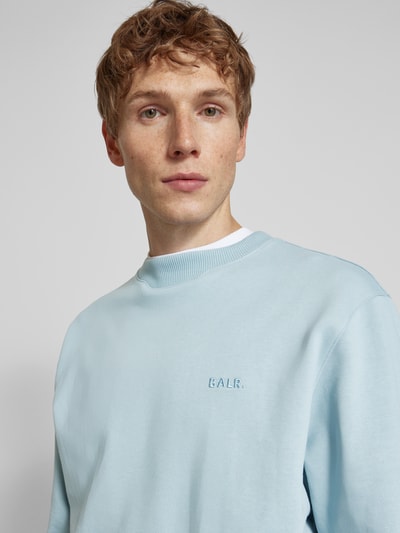 Balr. Sweatshirt mit Label-Stitching Hellblau 3