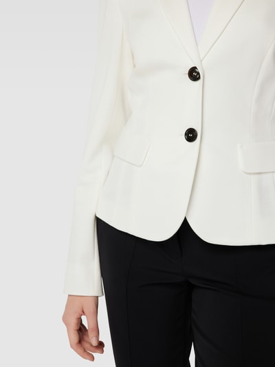 Marc Cain Blazer met gestileerde klepzakken Offwhite - 3