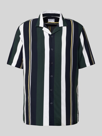 Jake*s Slim Fit Freizeithemd mit Knopfleiste GELB 2