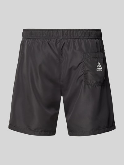 Iceberg Swim Badehose mit Label-Print Black 3