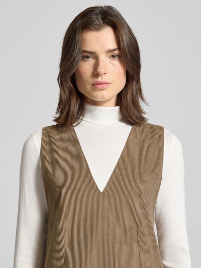 Armedangels Fließendes Cordkleid aus Baumwoll-Mix Modell 'PINAAFO' Taupe 3