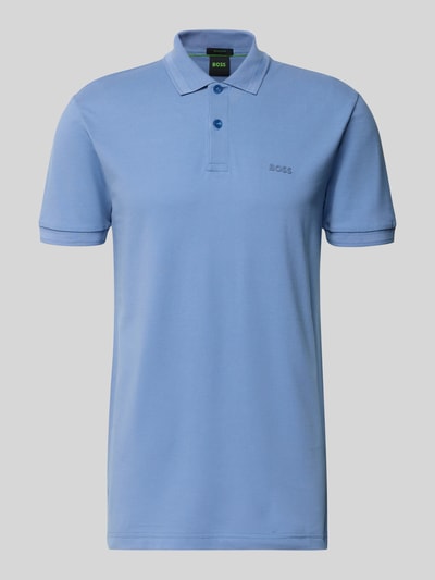 BOSS Green koszulka polo o kroju regular fit z czystej bawełny model 'PIO' Niebieski 2