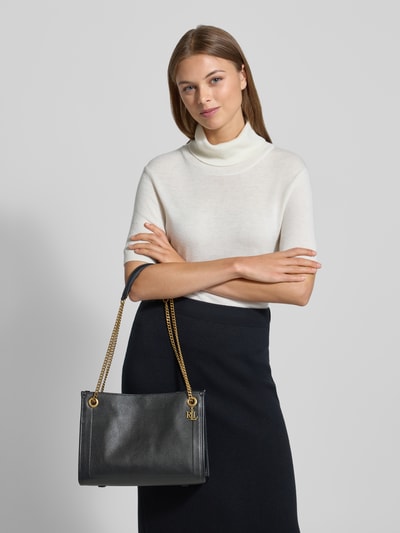 Lauren Ralph Lauren Handtasche mit Label-Applikation und Schulterriemen Black 1