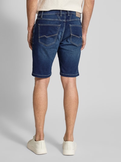 bugatti Modern Fit Jeansshorts im 5-Pocket-Design Blau 5