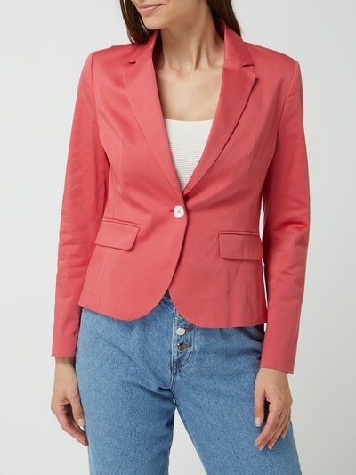 More & More Blazer met stretch  Rood - 4