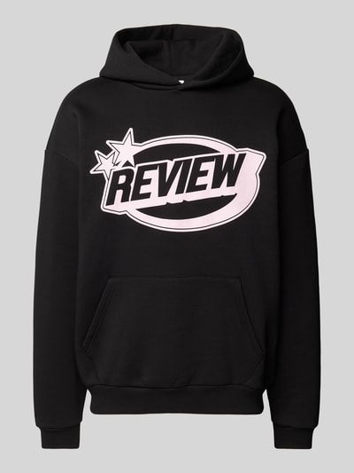 REVIEW Hoodie mit Kapuze Black 2